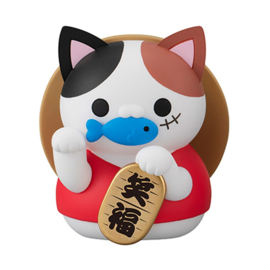 PRE-ORDER One Piece Mega Cat Project Trading Figure NyanPieceNyan! Beckoning cat Lucky Cat Pirates 7 cm Display (6)