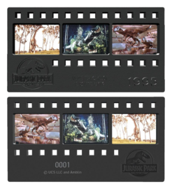 (Pre-order) Jurassic Park Ingot Metal Film Strip Collectible 12 cm