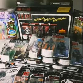 Star Wars Retro Collection and Vintage Collection action figures packed and shipped!