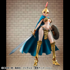 One Piece P.O.P PVC Statue Gladiator Rebecca Sailing Again Super Limited Reprint Ver. 22 cm