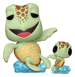 (Pre-order) Finding Nemo POP! & Buddy Vinyl Figure Crush w/Squirt 9 cm