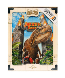 (Pre-order) Jurassic Park WoodArts 3D Wooden Wall Art Rex Attack 30 x 40 cm
