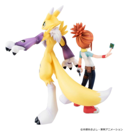 (Pre-order) Digimon Tamers G.E.M. Series PVC Figure Renamon & Ruki Makino 13 cm (Repeat)