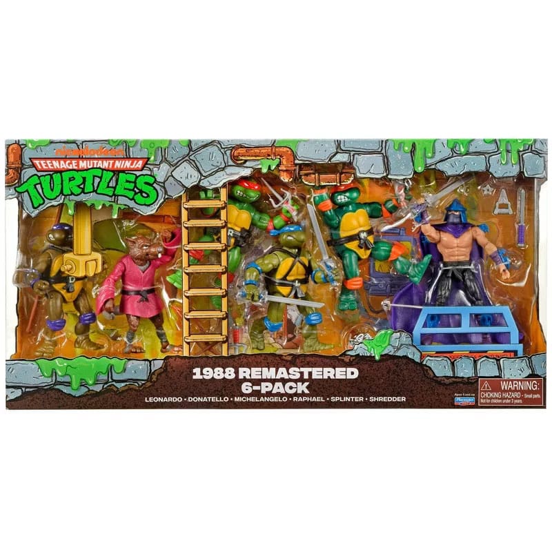 (Pre-order) Teenage Mutant Ninja Turtles Action Figures 1988 Remastered EU Exclusive