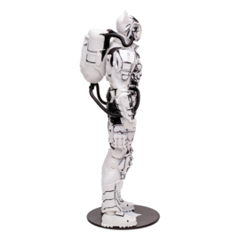 DC Multiverse Action Figure Hazmat Suit Batman (Line Art) (Gold Label)
