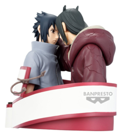 (Pre-order) Naruto Shippuden Portrelic PVC Figure Sasuke Uchiha & Itachi Uchiha 12 cm