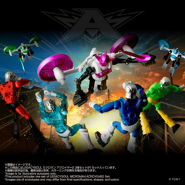 (Pre-order) Microman Legacysoul Action Figure 3-Pack Acroyear 2
