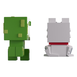 (Pre-order) Minecraft Vinyl Figures Wolf and Creeper Monitor Buddiez       