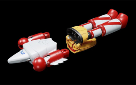 (Pre-order) Getter Robo Moderoid Plastic Model Kit Miniature Combining & Transforming Getter 1 12 cm