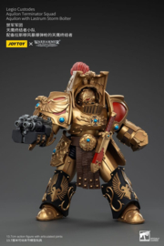 Warhammer The Horus Heresy Action Figure 1/18 Legio Custodes Aquilon Terminator Squad Aquilon with Lastrum Storm Bolter 14 cm