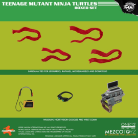 (Pre-order) Teenage Mutant Ninja Turtles One:12 Collective Action Figures 1/12 Boxed Set 17 cm