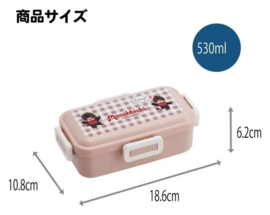 (Pre-order) Monchhichi 4 locks Bento Box 530 ml