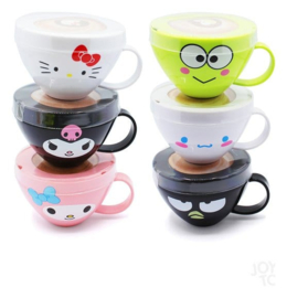 (Pre-order) Sanrio Squishy Figures Hello Kitty Cappuccino Display (8) 