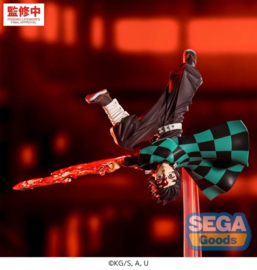 (Pre-order) Demon Slayer: Kimetsu no Yaiba Luminasta PVC Figure Tanjiro Kamado Hinokami Kagura Setting Sun Transformation 15 cm