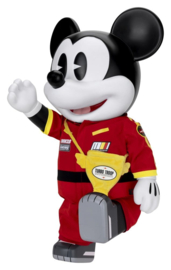 (Pre-order) Mickey and Friends Vinyl Bank SYAKING-BANG!! Functional Figurine Race Car Micky 48 cm