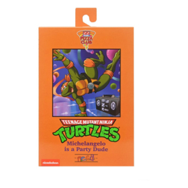 PRE-ORDER Teenage Mutant Ninja Turtles (Cartoon) Action Figure Ultimate Michelangelo VHS 18 cm