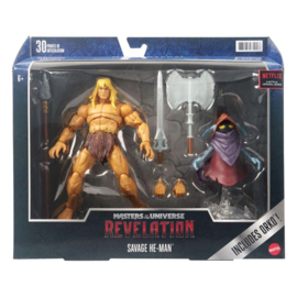 MOTU Masters of the Universe Masterverse He-Man Savage He-Man and Orko (Deluxe) (Wave 2)
