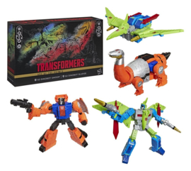 (Pre-order) Transformers Age of the Primes Leader Class Action Figure 2-Pack G2 G2 Dinobot Swoop &amp; G2 Dinobot Sludge 19 cm