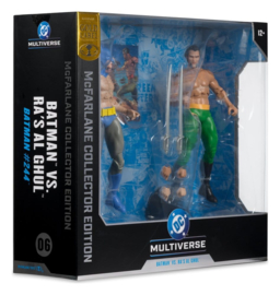 (Pre-order) DC Multiverse McFarlane Elite Edition Action Figure 2-Pack Batman vs Ra's al Ghul (Batman #244) (Gold Label) 18 cm