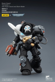 (Pre-order) Warhammer 40,000 Action Figure Raven Guard Terminator 1 with Power Sword and Storm Bolter 14 cm