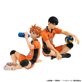 (Pre-order) Haikyu!! G.E.M. Series PVC Statue Atsumu Shoyo Hinata Second Uniform Ver. Palm Size 9 cm
