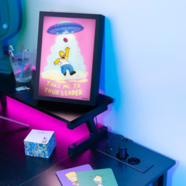 (Pre-order) The Simpsons Framed LED Poster 20 x 28 cm
