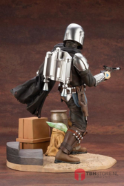 PRE-ORDER Star Wars Kotobukiya Episode IV ARTFX+ Statue 1/7 Mandalorian & The Child