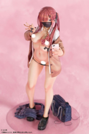 (Pre-order) Original Character PVC Statue 1/5 Red-Haired Gyaru-Chan Mask Ver. Illustration by Nanamakura 29 cm