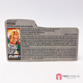 G.I. Joe File Card Psycho