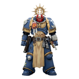 (Pre-order) Warhammer 40,000 Action Figure Ultramarines Metaurus with Power Axe, Stormshield and Plasma Pistol 13 cm