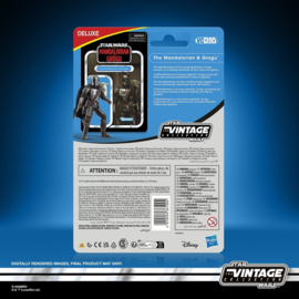 (Pre-order) Star Wars: The Mandalorian & Grogu Vintage Collection Action Figure The Mandalorian & Grogu 10 cm