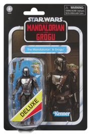 (Pre-order) Star Wars: The Mandalorian & Grogu Vintage Collection Action Figure The Mandalorian & Grogu 10 cm