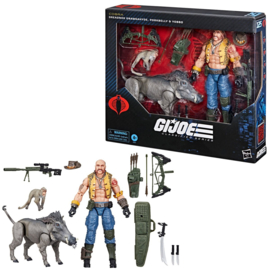 PRE-ORDER G.I. Joe Classified Series Dreadnok Gnawgahyde and pets Porkbelly & Yobbo