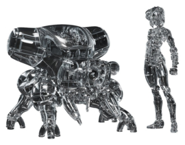 (Pre-order) Ghost in the Shell PLAMAX minimum factory Plastic Model Kit Motoko Kusanagi with Fuchikoma: Thermoptic Camouflage Ver. 8 cm