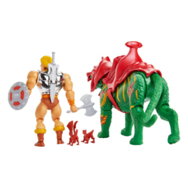 MOTU Masters of the Universe Origins Battle Armor He-Man and Battle Cat (Battlefield Warriors)