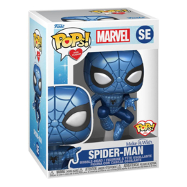 (Pre-order) Marvel Make a Wish 2022 POP! Marvel Vinyl Figure Spider-Man (Metallic) 9 cm