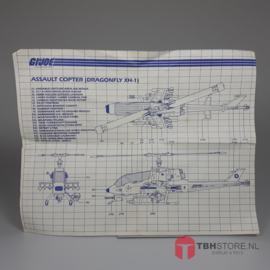 G.I. Joe Dragonfly XH-1 Instructions