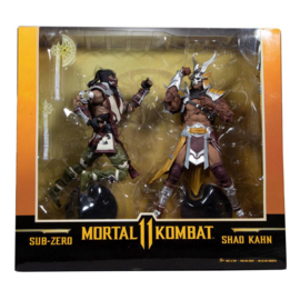 Mortal Kombat Action Figure 2-Pack Sub-Zero & Shao Khan