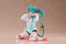 (Pre-order) Hatsune Miku PVC Statue Desktop Cute Figure Hatsune Miku Cat Ear T-Shirt Ver. 13 cm        