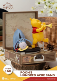 (Pre-order) Winnie the Pooh Record Player Series PVC figure Pooh's Hundred Acre Band 12 cm