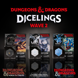 Dungeons & Dragons Honor Among Thieves D&D Dicelings Blue Beholder Converting Figure