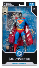 (Pre-order) DC Multiverse McFarlane Vault Collection Action Figure Cyborg Superman (Revenge of the Green Lanterns) 18 cm