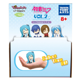 (Pre-order) Hatsune Miku Twinchees Mini Figures Lil' Sleepers Wave 2 5 cm Display (24)