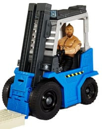 PRE-ORDER WWE Wrekkin' Vehicle Slam 'N Stack Forklift with Brock Lesnar Action Figure 15 cm