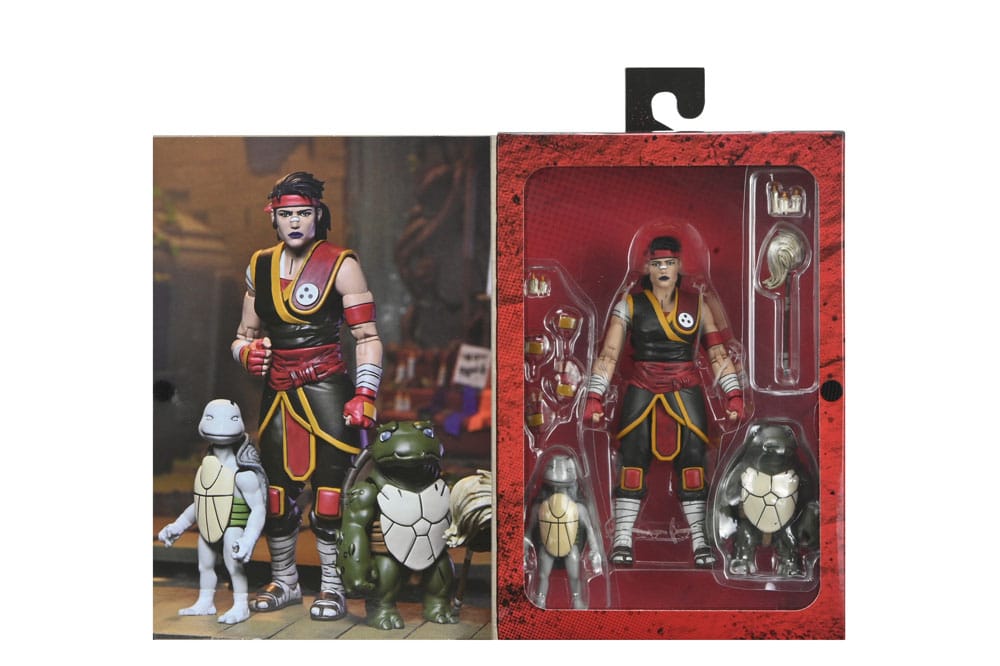 (Pre-order) Teenage Mutant Ninja Turtles: The Last Ronin Action Figure Ultimate Casey Marie with Baby Odyn & Uno 17 cm