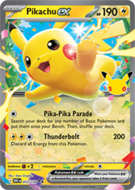 Pokémon TCG - Pikachu EX - 30th anniversary - 053/128