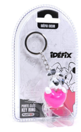 (Pre-order) Asterix Keychain Dogmatix Pink Heart (Blister)