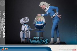 (Pre-order) The Fantastic Four: First Steps Movie Masterpiece Action Figure 2-Pack 1/6 Invisible Woman & H.E.R.B.I.E. 28 cm