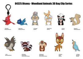 (Pre-order) Disney 3D PVC Bag Clips Woodland Characters Series 76 Display (24)