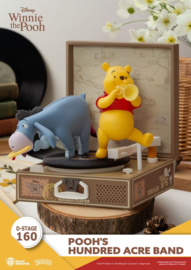 (Pre-order) Winnie the Pooh Record Player Series PVC figure Pooh's Hundred Acre Band 12 cm